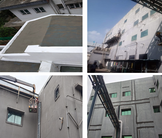 Wall and Window Joints Treatment 